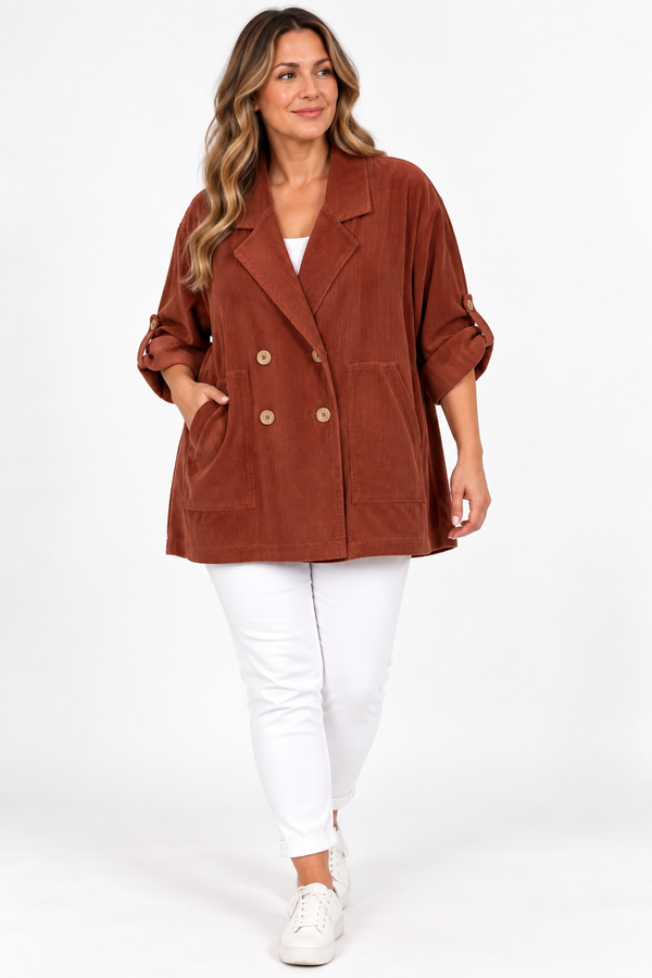 Made in Italy Corduroy Blazer