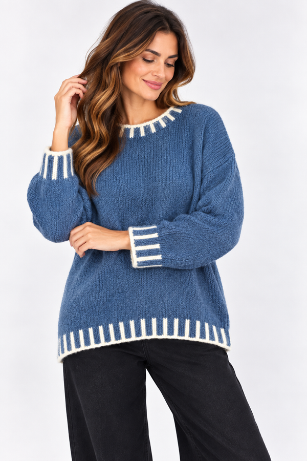 Made in Italy Thread Detail knit Jumper
