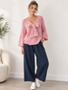 Made in Italy Soft Tie-Front knit Jumper