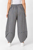 Made in Pocketed Front Gingham/Check Trouser