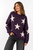 Made in Italy Star Knit Jumper