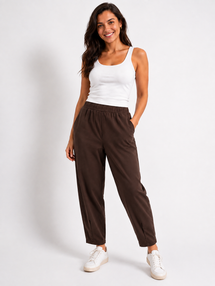 Made in Relaxed Tapered /Barrel Leg Sweatshirt Trouser