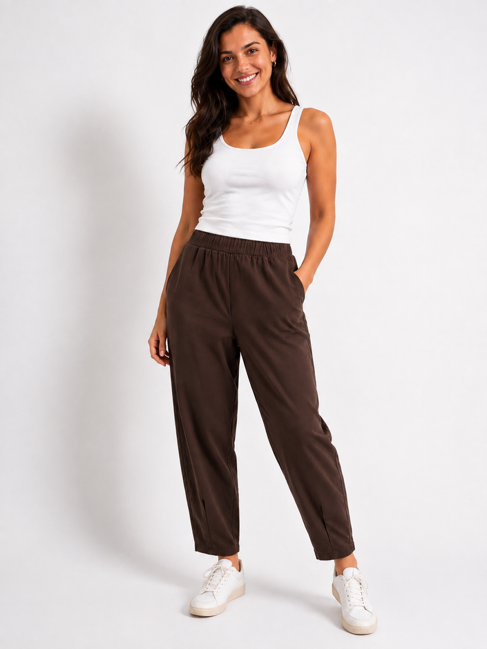 Made in Relaxed Tapered /Barrel Leg Sweatshirt Trouser