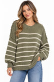 Made in Italy Striped knit jumper