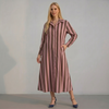 Stripe Button Through Shirt Dress with Pockets – Made in Italy