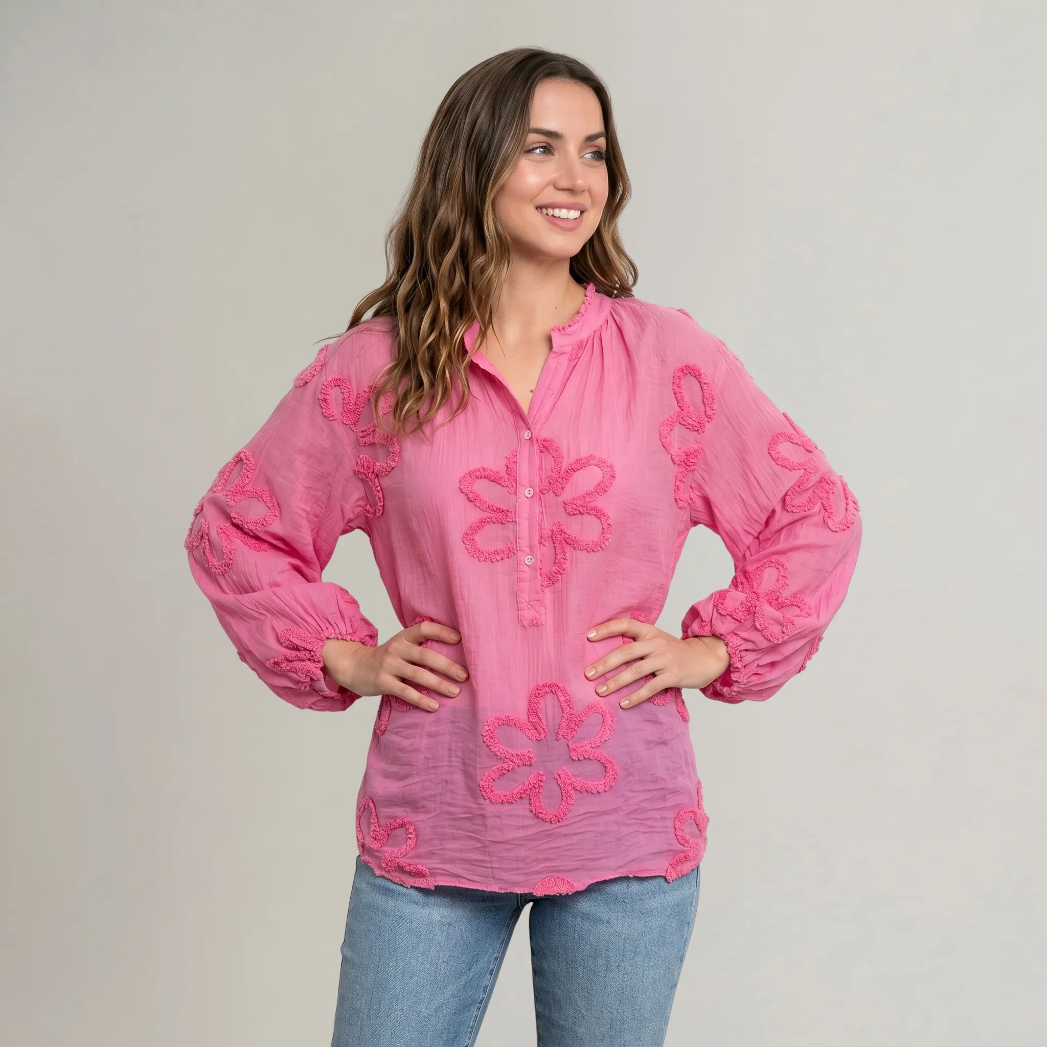 Made in Italy Floral top