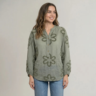 Made in Italy Floral top