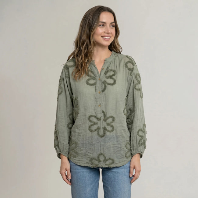 Made in Italy Floral top