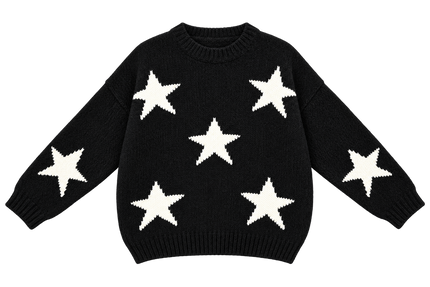 Made in Italy Star Knit Jumper