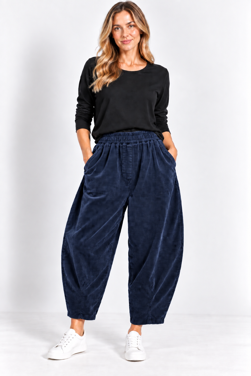 Made in Italy Tapered Leg corduroy Trouser