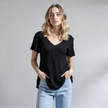 Made in Italy Women’s Textured Flutter Sleeve Top