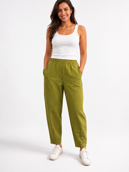 Made in Relaxed Tapered /Barrel Leg Sweatshirt Trouser