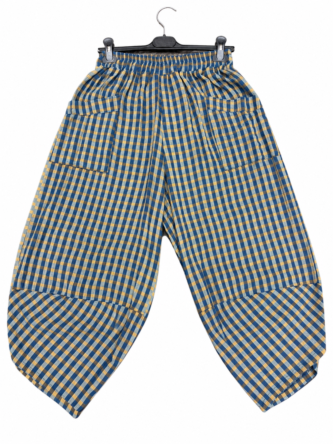 Made in Pocketed Front Gingham/Check Trouser