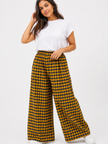 Made in Italy Check wide Leg Trouser /Palazzo