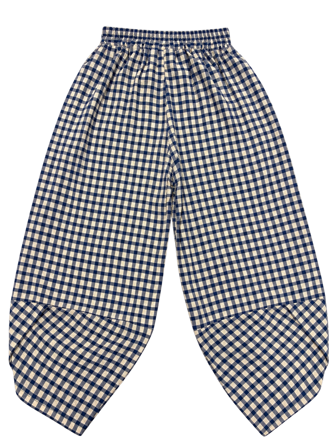 Made in Pocketed Front Gingham/Check Trouser