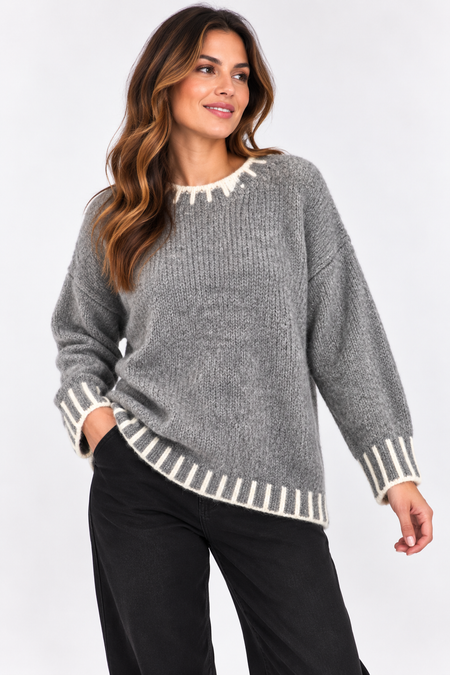Made in Italy Thread Detail knit Jumper