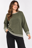 Made in Italy Thread Detail knit Jumper
