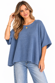 Made in Italy Relaxed Short Sleeve Knit