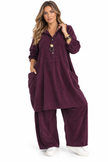 Made in Italy Needlecord Shirt Dress