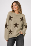 Made in Italy Star Knit Jumper