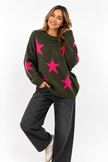 Made in Italy Star Knit Jumper