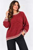 Made in Italy Thread Detail knit Jumper