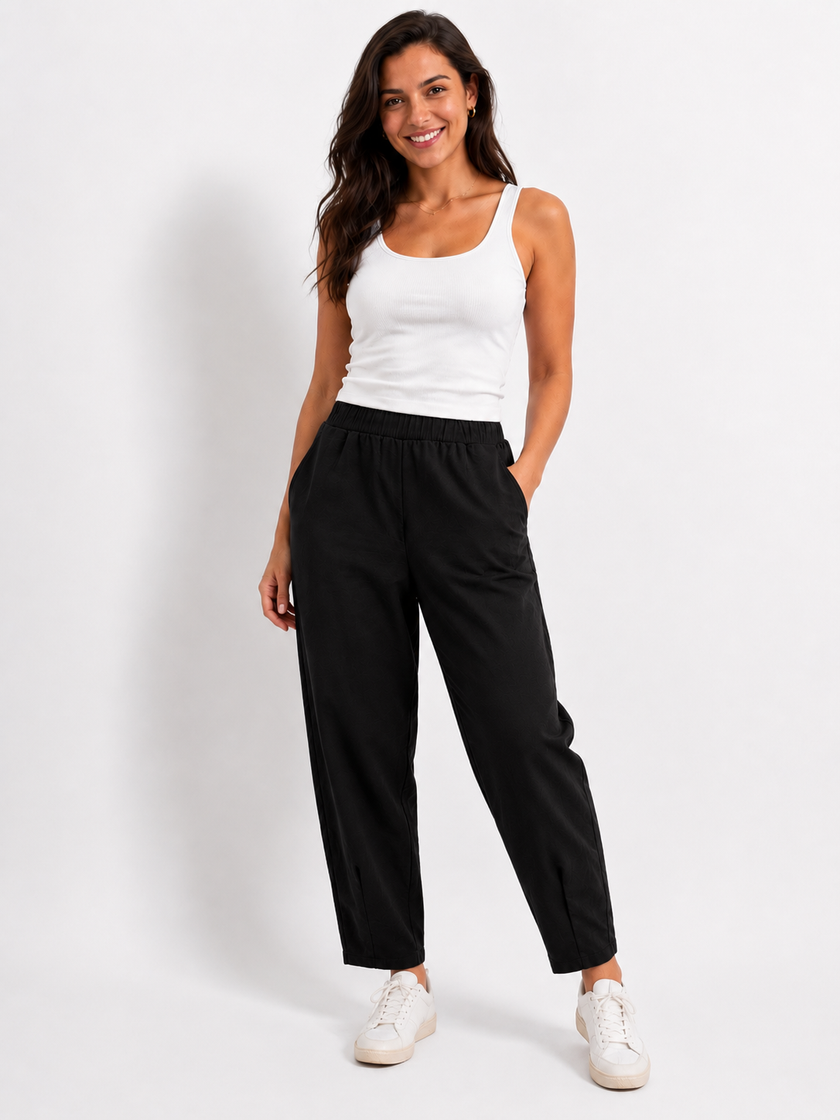 Made in Relaxed Tapered /Barrel Leg Sweatshirt Trouser