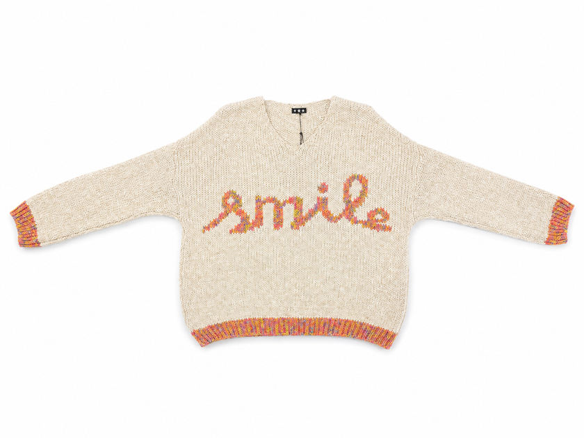 Made In  Italy knit Smile Jumper