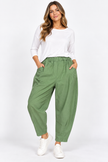 Made in Italy Relaxed Fit Stretchy Tapered Leg Trouser