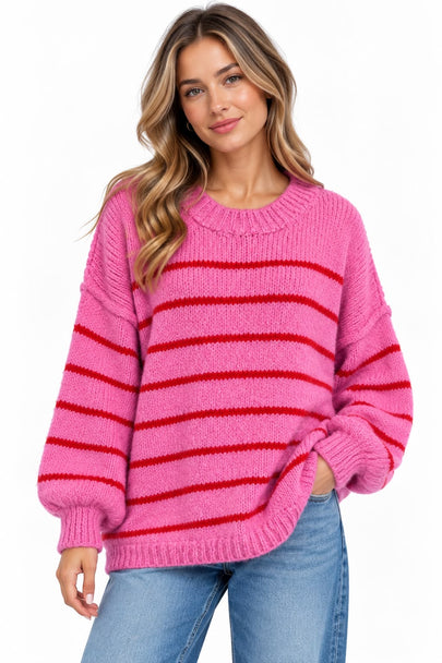 Made in Italy Striped knit jumper