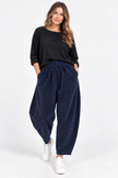Made in Italy Corduroy Ralaxed Tapered Leg Trouser