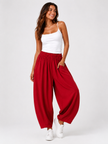 Made in Italy Balloon leg Pockets front Trouser