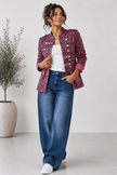 Made in Italy Leopard print Military Jacket