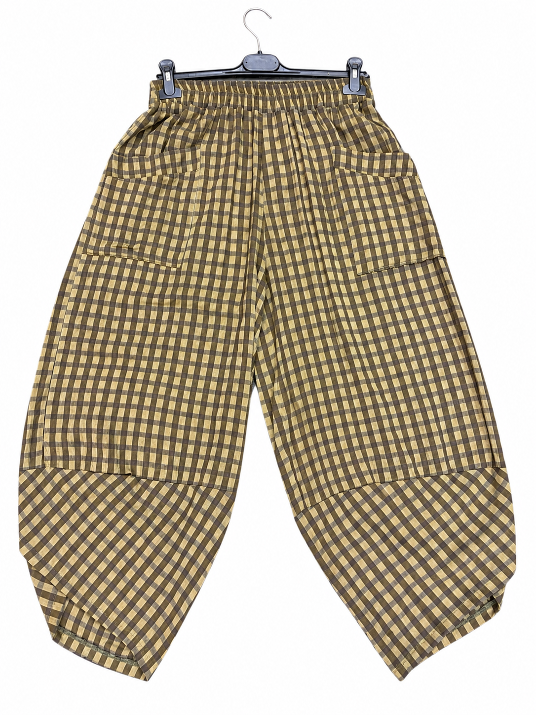 Made in Pocketed Front Gingham/Check Trouser