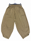 Made in Pocketed Front Gingham/Check Trouser