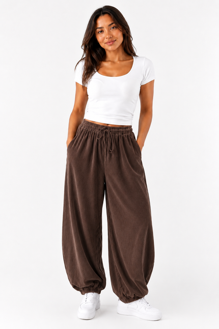 Made in Italy Corduroy balloon Trouser