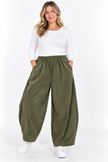 Made in Italy Corduroy Balloon Leg Trousers