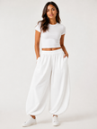 Made in Italy Sweatshirt Balloon Elasticated Ankle Cuff trouser