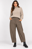 Made in Italy Relaxed Fit Stretchy Tapered Leg Trouser