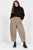 Made in Italy Relaxed Fit Stretchy Tapered Leg Trouser
