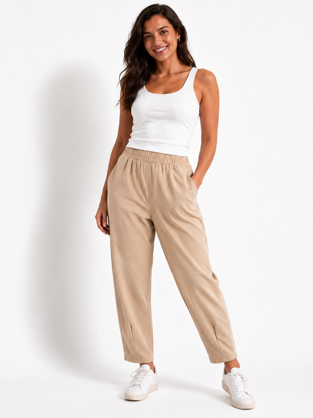 Made in Relaxed Tapered /Barrel Leg Sweatshirt Trouser