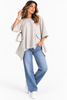 Made in Pinstripe Scuba Top