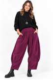 Made in Italy Corduroy Barrel Leg Trouser