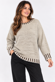 Made in Italy Thread Detail knit Jumper