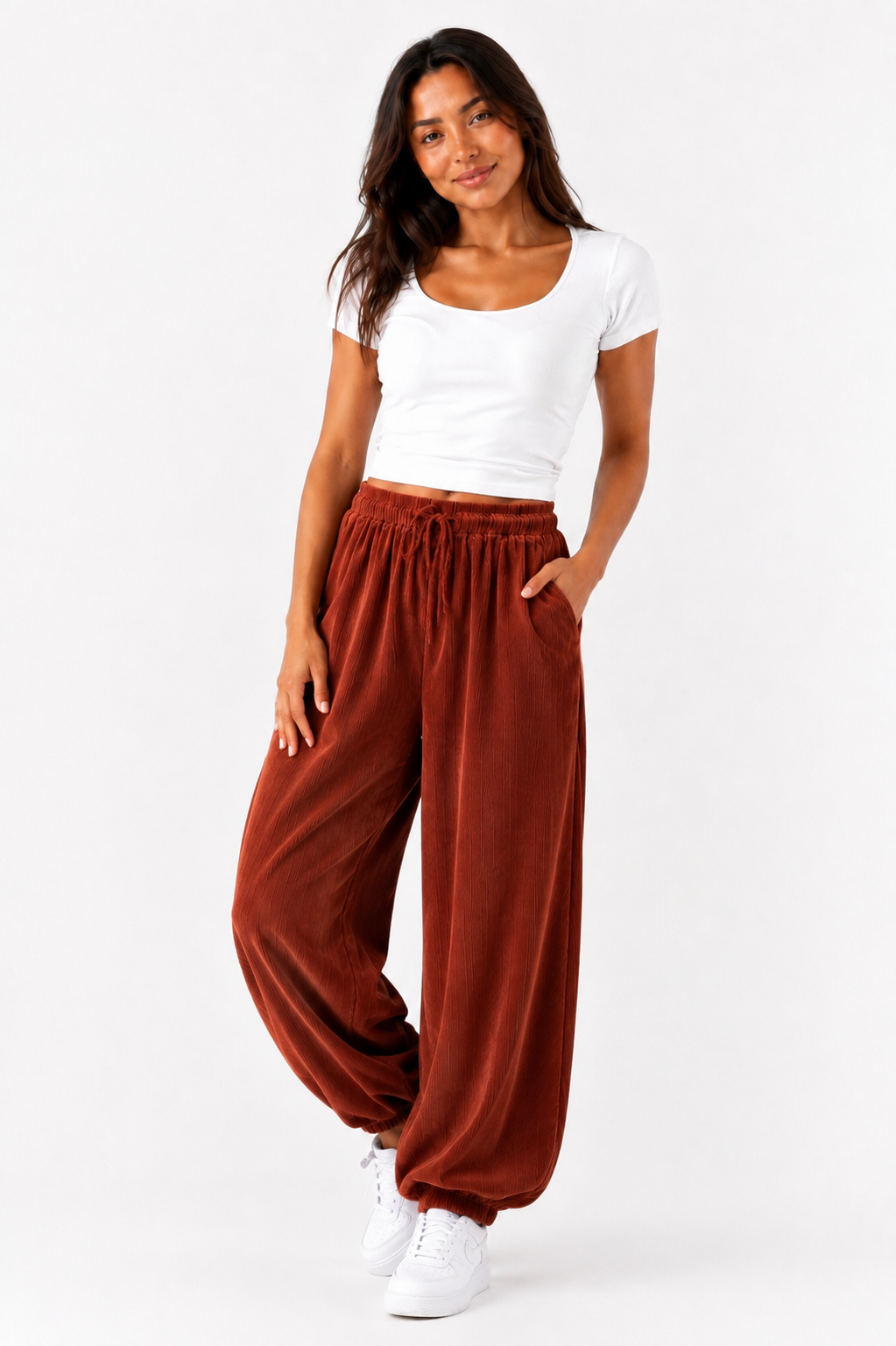 Made in Italy Corduroy balloon Trouser