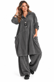 Made in Italy Needlecord Shirt Dress