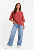 Made in Italy Short Sleeve Sweatshirt Top