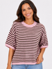 Made in Italy Short Sleeve Stripe Jumper