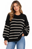 Made in Italy Striped knit jumper