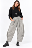 Made in Italy Corduroy Barrel Leg Trouser